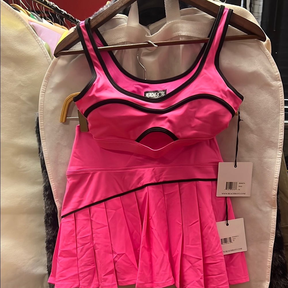 Dolls Kill Pink Two-Piece Set